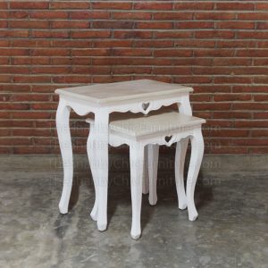 Liebe Nest Of Table Large Shabby Chic
